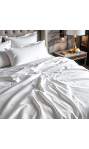 Otel çarşafı Çift kişilik 220x280cm 63 tel akfil kumaş